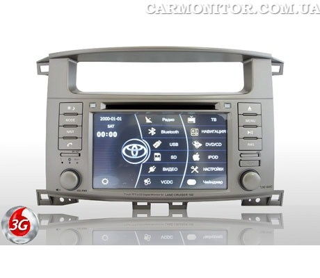 Штатная магнитола для Toyota Land Cruiser 100 Witson