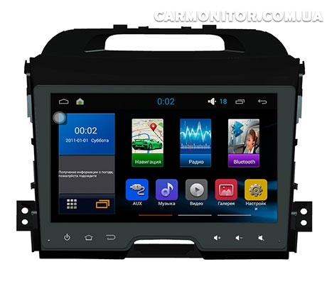 Штатная магнитола Kia Sportage R Sound Box Star Trek ST-4443 Android, фото 1