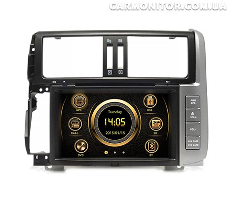 Штатная магнитола для Toyota Prado 150 Lux EasyGo S327