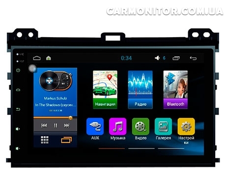 Штатная магнитола Toyota LC Prado 120 Asia Sound Box Star Trek ST-4412 Android, фото 1