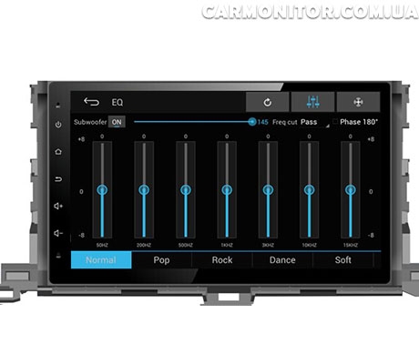 Toyota Highlander 2014 Sound Box Android