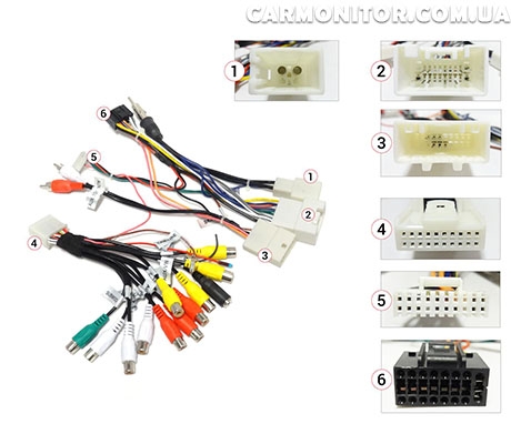 Провода для подключения к штатной проводке авто Toyota Prado 150 Comfort EasyGo S327