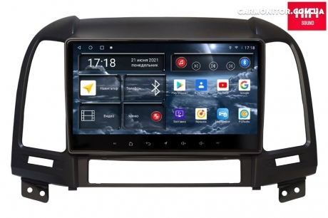 Штатная магнитола для Hyundai Santa Fe 2-поколение CM (01.2006-08.2012) на Android 10 RedPower 75008 Hi-Fi, фото 1