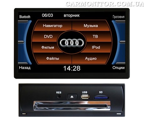 Штатная магнитола Audi Q5 2008+ Road Rover, фото 1