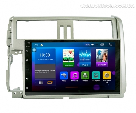 Штатная магнитола Toyota Land Cruiser Prado 150 2010-2014 Sound Box ST-6114 Slim Android, фото 1