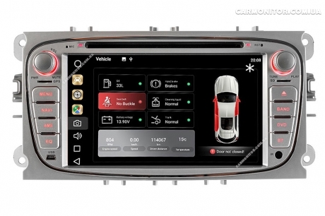 Штатная магнитола Ford Ford Focus 2 Mignova FMO-8912 Silver Android, фото 7