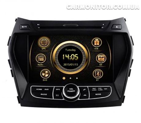 Штатная магнитола Hyundai Santa Fe 2013+ (ix45) EasyGo S310, фото 1