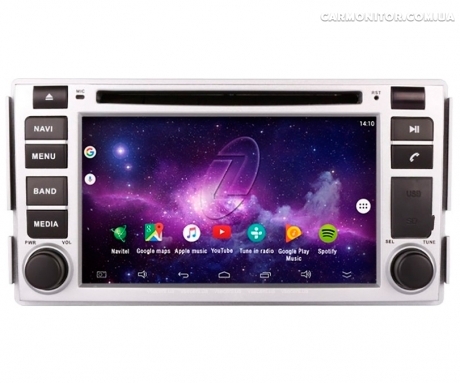 Штатная магнитола Hyundai SantaFe 2006-2012 Gazer CM6006-CM Android