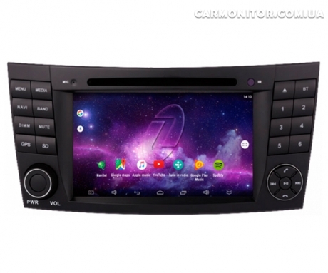 Штатная магнитола Mercedes E 2002-2011 Gazer CM6007-W211 Android
