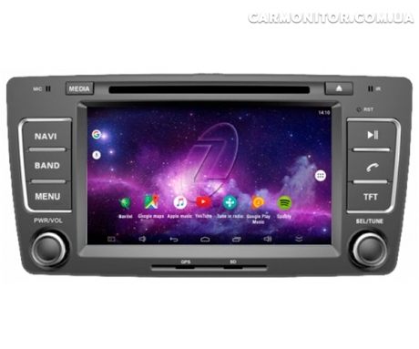 Штатная магнитола Skoda Yeti Gazer CM6007-1Z3 Android