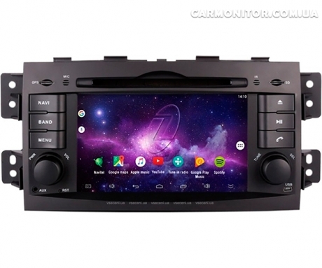 Штатная магнитола Hyundai SantaFe 2012+ Gazer CM6008-DM Android