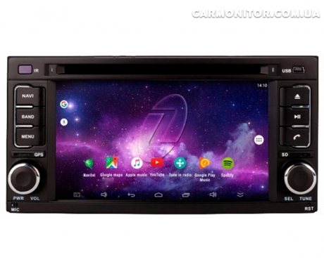 Штатная магнитола Subaru Forester 2007-2012 Gazer CM6007-S12 Android