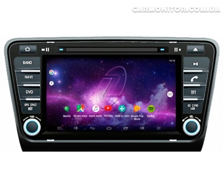 Штатная магнитола Skoda Octavia A7 2013-2016 Gazer CM6008-5E3 Android