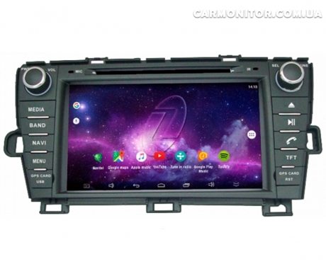 Штатная магнитола Toyota Prius 2014-2017 Gazer CM6008-XW50 Android
