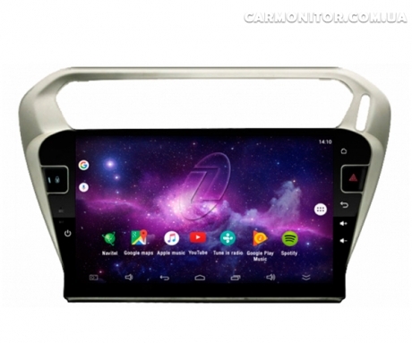 Штатная магнитола Peugeot 301 2012+ Gazer CM6510-ELS Android