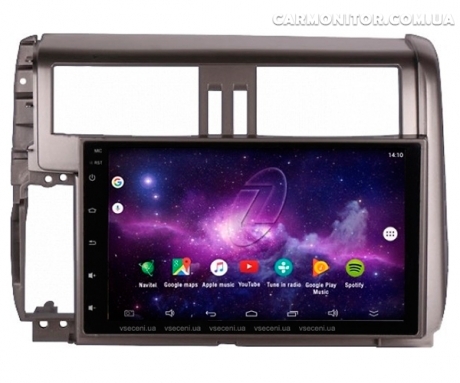 Штатная магнитола Toyota Prado LC 150 2007-2015 Gazer CM6510-J150H/L Android