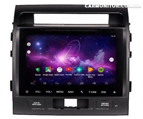Штатная магнитола Toyota Land Cruiser 200 2007-2015 Gazer CM6510-J200 Android