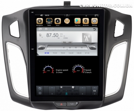Штатная магнитола Ford Focus 2012-2016 Gazer CM7010-BM Android