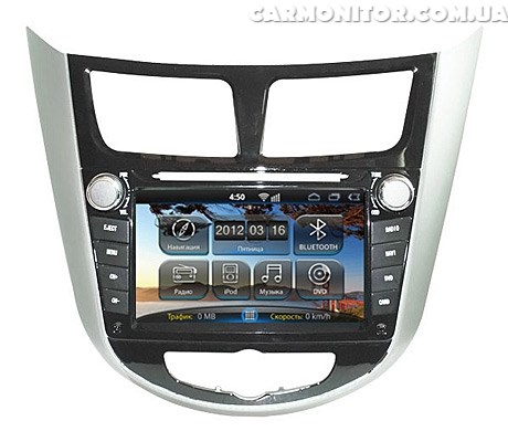Штатная магнитола для Hyundai Accent (2011+) Android