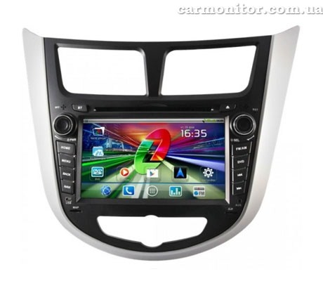 Штатная магнитола Hyundai Accent Gazer CM272-RB