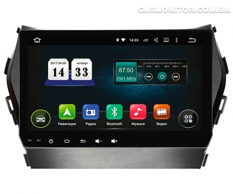 Штатная магнитола Hyundai Santa Fe ix45 2013+ InCar TSA-2484/9 Android, фото 1