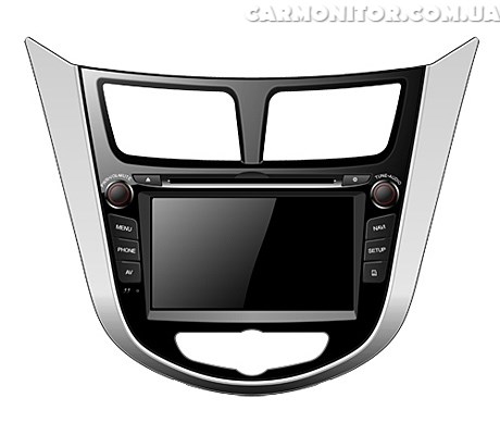 Штатная магнитола для Hyundai Accent PMS F75107