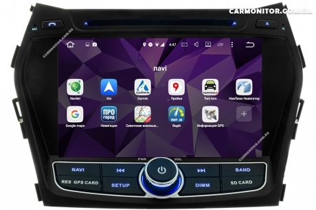 Штатная магнитола Hyundai Santa Fe ix45 2013+ Mignova HSF-8913 Android, фото 3