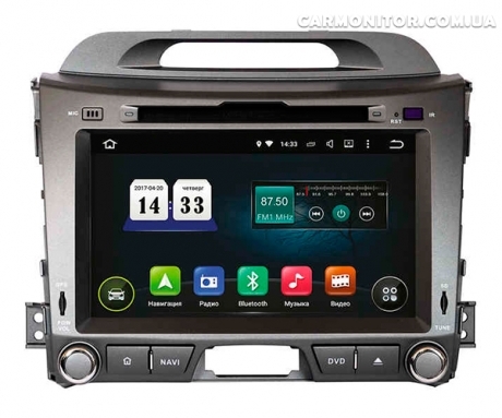 Штатная магнитола Kia Sportage R 2010+ InCar TSA-1881A8 Android, фото 1