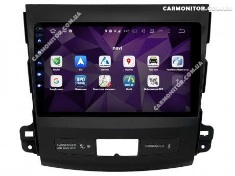 Штатная магнитола Mitsubishi Outlander XL Rocford Mignova CarPad MOX-7810 Android, фото 5