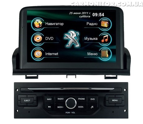 Штатная магнитола для Peugeot 307 Road Rover