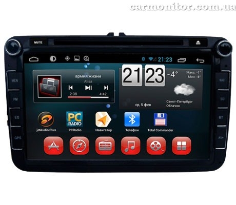 Штатная магнитола Volkswagen Scirocco RedPower 18004 Android