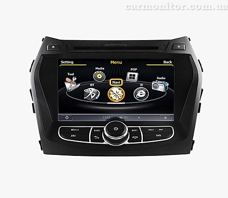 Штатная магнитола для Hyundai Santa Fe (2013+) Winca S100