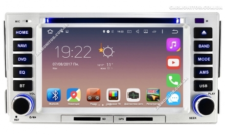 Штатная магнитола Hyundai Santa Fe Mignova Sim HSF-9608 Android, фото 1
