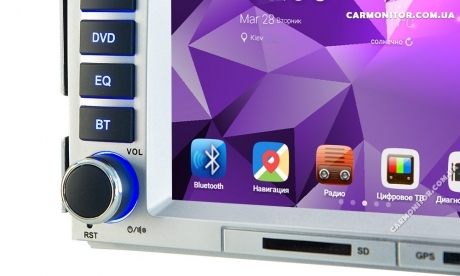 Штатная магнитола Hyundai Santa Fe Mignova Sim HSF-9608 Android, фото 3
