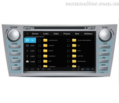 Toyota Camry 40 Sound Box Android