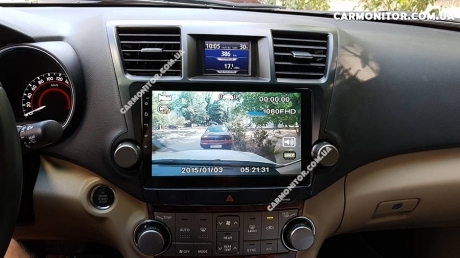 Установка штатной магнитолы Toyota Highlander 2009-2012 Mignova CarPad THL-7710 Android, фото 1
