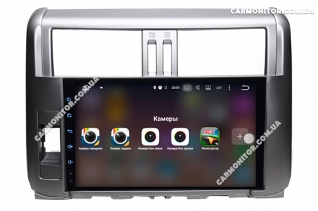 Штатная магнитола Toyota Prado 150 Comfort 2010-2013 Mignova CarPad TLP-7810 Android, меню