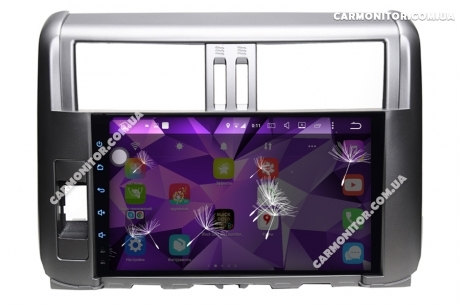 Штатная магнитола Toyota Prado 150 Comfort 2010-2013 Mignova CarPad TLP-7810 Android, меню