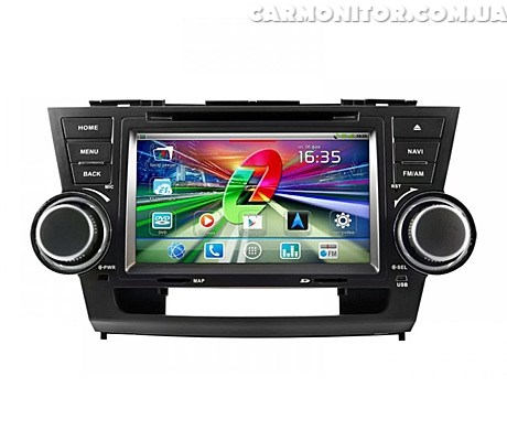 Штатная магнитола для Toyota Highlander Gazer CM182-A33