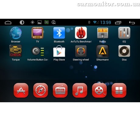 Штатная магнитола Toyota Prado 150 Lux RedPower 18065 Android