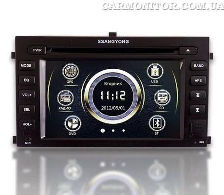 Штатная магнитола для SsangYong Rexton W (2013+) RedPower