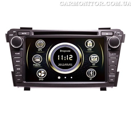 Штатная магнитола Hyundai I40 RedPower