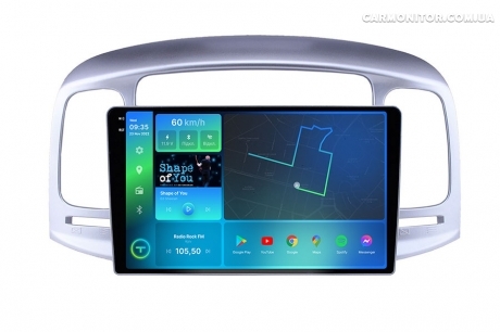 Штатна магнітола Torssen 2K Hyundai Accent 2006-2011 F96128 4G Carplay DSP