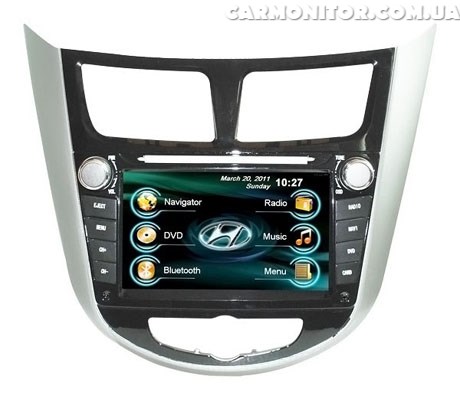 Штатная магнитола для Hyundai Accent 2011 Road Rover