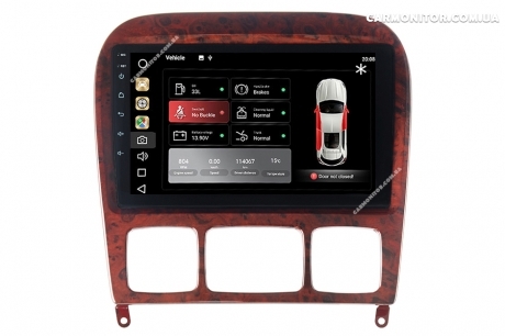 Штатная магнитола Mercedes Benz S Class W220, CL Class W215 Mignova MBS-7900 Android, фото 8