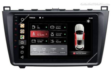 Штатная магнитола Mazda 6 2008-2013 Mignova MA6-7906 Android, фото 8