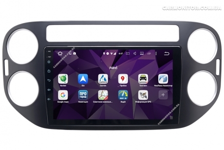 Штатная магнитола Volkswagen Tiguan 2010-2015 Mignova VTI-7910S Black Android, фото 5