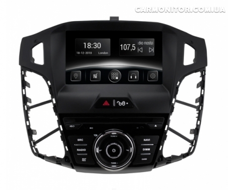 Штатная магнитола Ford Focus (BM) 2012-2016 Gazer CM5007-BMU Android