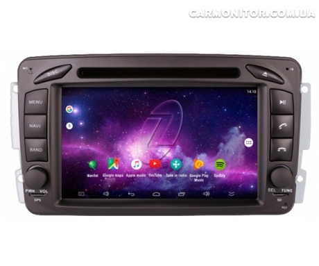 Штатная магнитола Mercedes CLK 1996-2008, 1998-2005, E 1998-2002 Gazer CM6007-W163 Android