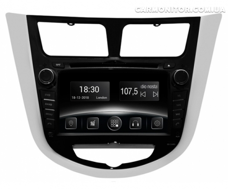 Штатная магнитола Hyundai Accent (RB) 2010-2015 Gazer CM6007-RB Android